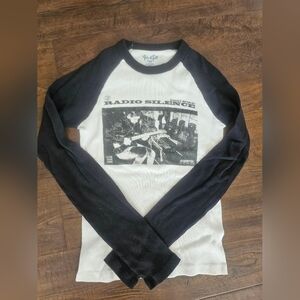 John Galt Radio Silence long sleeve baby shirt Sz S #emo #bandtee